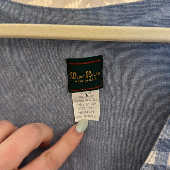 🌸 Vintage Manor House Gingham Dress - Timeless Elegance - Picture 6 of 6